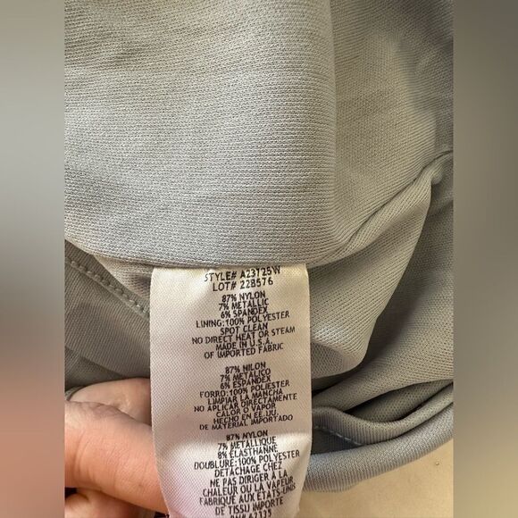 Betsy & Adam Glitter-Knit Sheath Dress, Size 20W - Picture 9 of 10